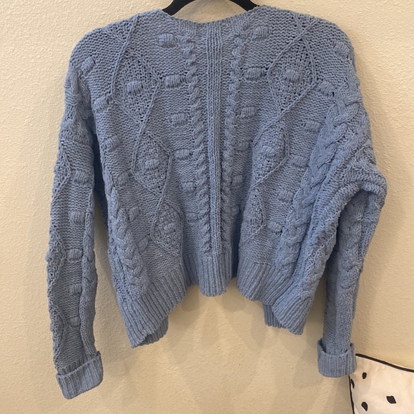 🌟NWT🌟 Jessica Simpson Blue knit cardigan - Picture 4 of 5